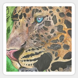 Leopard Portrait Sticker